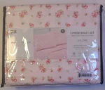 Modern Threads Sweet Rose Blush Twin Sheet Set Floral Pink 100% Polyester. Fixed Price $19.99.