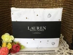 Lauren Ralph Queen 4PC Sheet Set 100% Cotton Honey Bee, Hive, Flower New. Fixed Price $105.00.