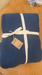Sand Cloud Gauze Fitted Sheet Queen Size Dark Denim 60.5" 80.5" W/ 18" Pocket. Fixed Price $120.00.