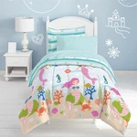 Factory Mermaid Dreams Twin 5 Piece Comforter Set, Bed-in-a-bag, Poly. Fixed Price $39.64.
