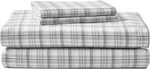 Eddie Bauer King Flannel Set Beacon Hill Ivory Cotton Bed 4 Piece. Fixed Price $84.99.