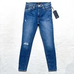 Nwt Hudson Barbara High Waist Super Skinny Ankle Distressed Jeans Womens Size 26. Fixed Price $73.00.