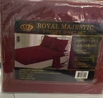 Royal Majestic 6-PIECE Sheet Set Ultra Soft Luxury Bedding Deep Pocket All Sized. Fixed Price $29.99.