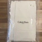 Nos Calvin Klein Home Queen Egyptian Cotten Sateen Cream Ivory Flat Sheet Vtg. Fixed Price $51.68.