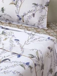 Yves Delorme Grimani Flat Sheet King Foliage Palazzo Venice Blue-grey Bronze. Fixed Price $175.00.