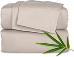 King Sheets, Genuine 100% Organic Viscose Derived From Bamboo Bed Set, Lux. Fixed Price $179.48.