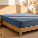 Bare Home Organic Cotton Percale Fitted Bottom Sheet - 260 Thread Count. Fixed Price $35.99.