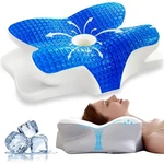 Eucior Cooling Gel Memory Foam Pillow For Neck & Shoulder Support, Ergonomic. Fixed Price $104.49.