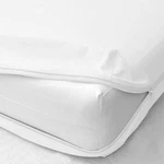 Shreem Linen Zippered Queen Fitted Sheet Fits 16" Mattresses, Ultra-soft 1800.... Fixed Price $36.21.