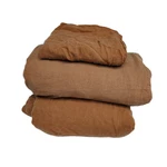 Set Of 3 Parachute King Fitted & Flat Sheets 1 Pillowcase Brown Linen Classic. Fixed Price $69.99.
