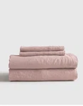 Nwt Quince European Linen Sheet Set Dusty Mauve Piece Queen Flax Msrp $184. Fixed Price $138.99.