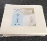 Kohls Home Classics Microfiber Twin Sheet Set Ivory Soft Brushed Polyester New. Fixed Price $9.88.