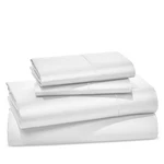 Sferra Matera Egyptian Cotton Sateen Full Sheet Set White - Nwt $840. Fixed Price $375.00.