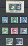 Panama Winter Games Innsbruck 1964 Mnh Set & Souvenir Sheet Lot(sp 883). Fixed Price $14.49.