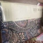 Revman Full Flat Sheet New Pkg No Iron Percale Aladdin Paisley. Fixed Price $12.00.