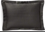 Ralph Lauren Reed Quilted Sateen Pillow Sham Metropolitan Grey - King Size Nwt. Fixed Price $69.95.