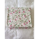 Laura Ashley Full (95 X80 ) Pink Bonnie Flat Sheet 100% Cotton Percale Nwot. Fixed Price $29.99.