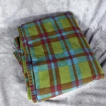 Vtg Woolrich Home Green Plaid Flannel Flat Sheet Full 100% Cotton Turkish Fabric. Fixed Price $24.99.