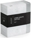 Malouf Linen Weave Cotton King Sheet Set Sage Open Percale. Fixed Price $48.99.