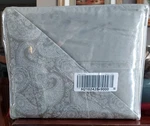 Qvc Home Reflections Decor 600 Tc Sage Paisley King Sheet Set India New Sealed. Fixed Price $38.95.