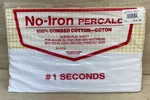 Springmaid No-iron Percale Queen Flat Sheet Litchfield Sealed 100% Cotton. Fixed Price $17.95.