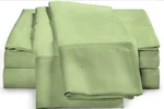 Luxor Impressions Rayon From Bamboo Sheet Set 300 Tc King Sage. Fixed Price $63.99.