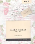Laura Ashley King Sheet Set Belinda Pink Floral Green 4PC Cottage Farmhouse Chic. Fixed Price $92.99.
