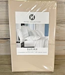 Hotel Collection Supima 680TC Pillowcases Standard Sand Beige 2 Pc Set New. Fixed Price $57.85.