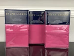 Ralph Lauren 464 Solid Percale Twin Flat Fitted Sheet 2 Pillowcases Monaco Pink. Fixed Price $175.50.