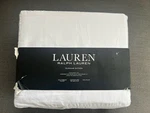 Ralph Lauren Nip King Sheet Set White Solid Dunham Sateen Cotton 300 Tc. Fixed Price $89.90.