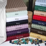 Olympic Queen Size Cozy Bedding Select Item 800 Tc Egyptian Cotton Strip Colors. Fixed Price $84.54.