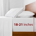 Mellanni Sheet Set Microfiber Extra Deep Pocket Up To 21" Mattress 4 Piece. Fixed Price $44.97.