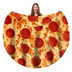 Bcareself Pizzas Blanket Adult Kdis Size 2.0 Double Sided Funny Realistic Foo.... Fixed Price $36.97.