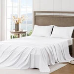 Freshculture Bed Sheets - Ultra Soft For Twin, 01 White. Fixed Price $25.99.