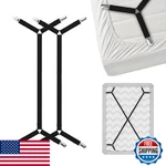 Feelathome Bed Holder Straps Criss-cross Sheets Stays Suspenders Keep. Fixed Price $14.10.