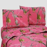 Realtree Camo Fuchsia Sheets, Hot Pink Set. Fixed Price $68.95.
