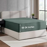 Nestl Forest Green Extra Deep Pocket Twin Xl Fitted Sheet 18-24" Mattress. Fixed Price $32.28.