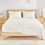 Gokotta King Size Bed Sheets 4 Piece Set, 100% Rayon Derived From Bamboo, Coo.... Fixed Price $137.73.