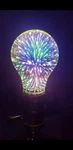 Colorful Firework Led Light Bulb 3D Indoor 110V 4W, 25,000 Hrs. Standard Base. Fixed Price $5.75.