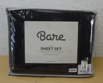 Bare Home Twin Xl Microfiber Sheet Set Black Ultra-soft 3-PIECE. Fixed Price $24.99.