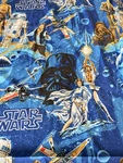 Star Wars Movie Flat Sheet Twin Bibb 1977 Usa Retro Vintage Great Condition. Fixed Price $39.00.