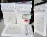 6PC Everhome Egyptian Cotton 700 Thread Count King Sheet Set Fitted Flat Pillow. Fixed Price $289.99.