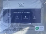 Cgk Unlimited Microfiber Twin Xl Sheet Set White Deep Pockets Ultra Soft 3 Pcs. Fixed Price $15.99.