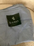 Ralph Lauren Blue White Cape May Narrow Stripe Twin Flat Sheet Cotton Nwt. Fixed Price $38.00.