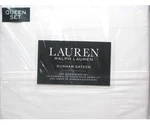 Ralph Lauren Dunham Sateen Queen Sheet Set 300 Thread Count Cotton White. Fixed Price $69.99.