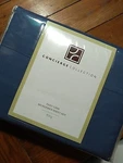Concierge Collection King Size 4 Piece Sheet Set - Blue Microfiber. Fixed Price $12.99.