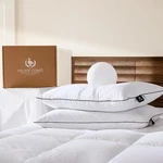 Premium Goose Feather & Down Bed Pillows Queen Size 2-PACK, Hotel Quality Collec. Fixed Price $124.99.
