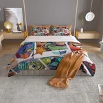 Rare! Disney Pixar Cartoon Print Bedding Set 125GSM (quilt And Pillow Case). Fixed Price $40.00.