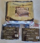 American Traditions 3 P.c Twin Size Quilt Set Classic Blocks Country Hearts. Fixed Price $80.00.
