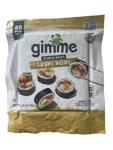 Gimme Sushi Nori Seaweed Wraps 100% Organic Roasted - 50 Sheets Ex: 3/27. Fixed Price $21.96.